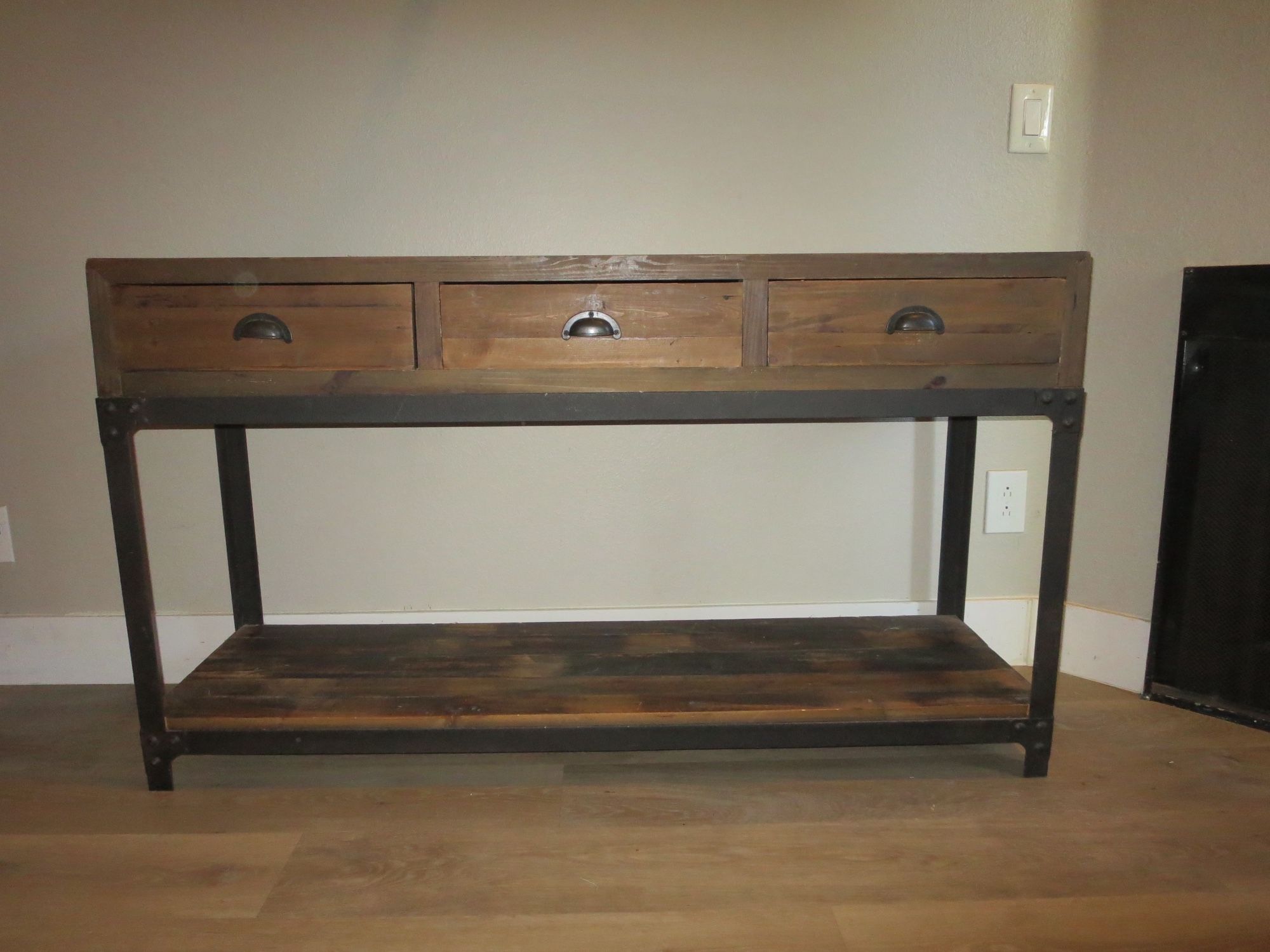 Gustav Three Drawer Console
