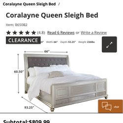 Coralayne Queen Bed Frame
