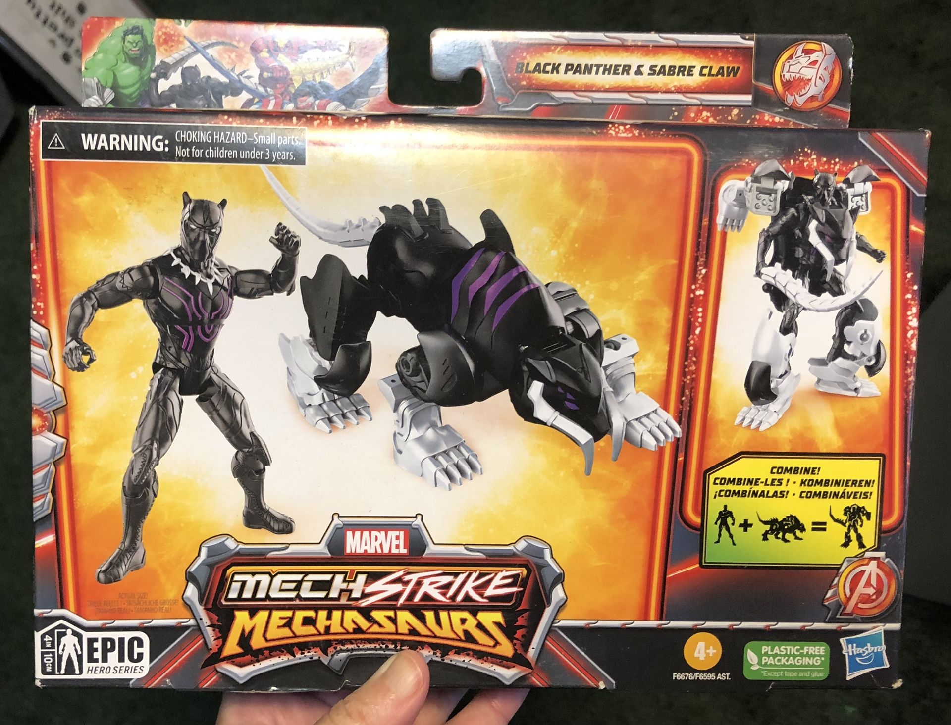 BLACK PANTHER/SABRE CLAW MECHSTRIKE FIGURES NEW