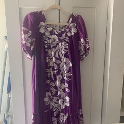 Vintage Tiki dress - Royal Creations - M