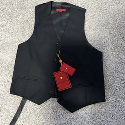Kids Boys Black Vest 