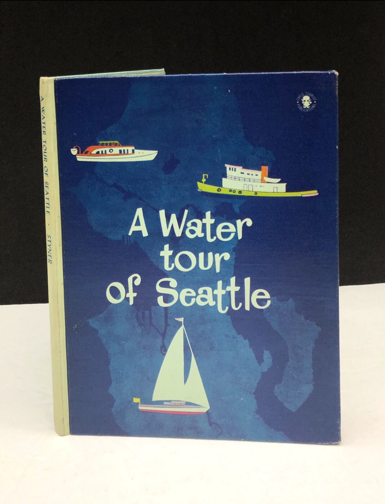 A Water Tour of Seattle 1961 Vintage Mid Century Children’s Book Pre Space Needle