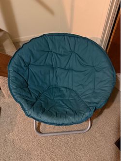 Teal Saucer Chair
