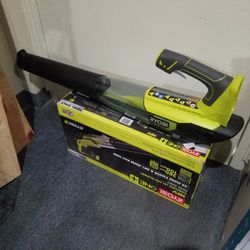 RYOBI ONE+ 18V 100 MPH 280 CFM Cordless Battery Variable-Speed Jet Fan Leaf Blower (Tool Only)