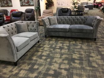Sofa and love seat