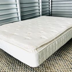 FREE DELIVERY 🚚😁 Nice Thick Comfy Soft Full-Size Pillow Top Mattress  Only! 