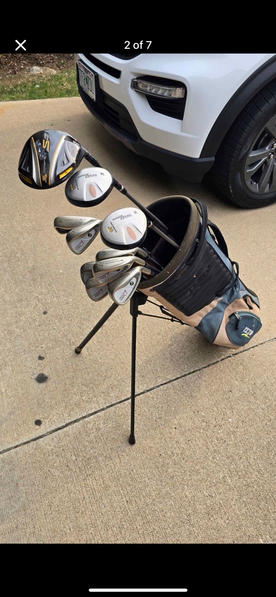 Golf clubs and bad