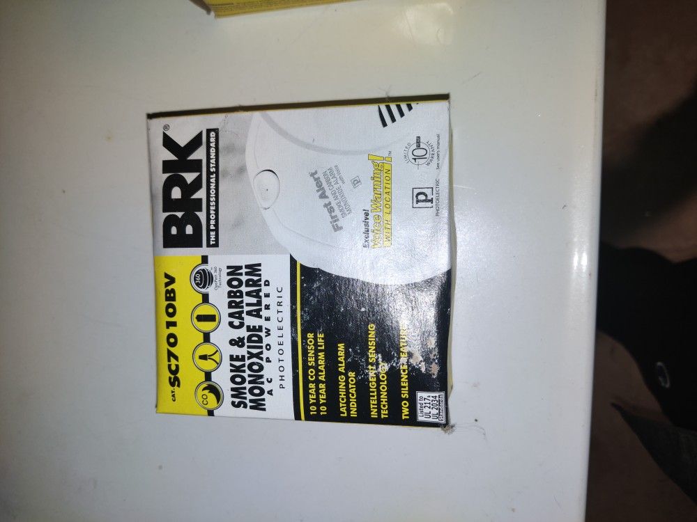 BRK Carbon Monoxide And Smoke Detector