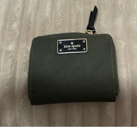 Green Kate spade wallet