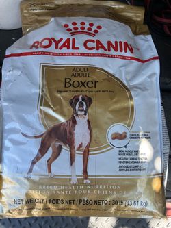 Comida para perro .Royal canin . Para perro boxer . 30 libras
