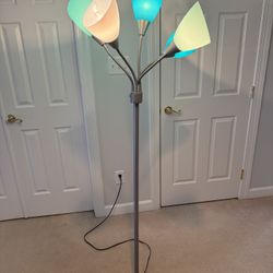 Beautiful Teal Floor Lamp