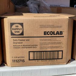 Box Of 4gallon Dispenser Refill DAILY CLEANER AND DEGRESER M