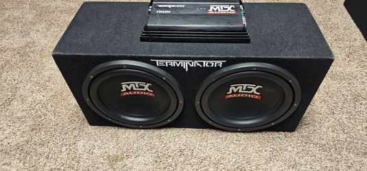 12" Mtx Subwoofers, Box and Amplifier