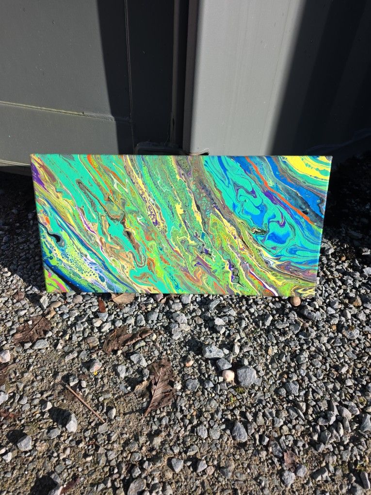 Local ARTIST finally Debuts her Canvas Art For The First Time