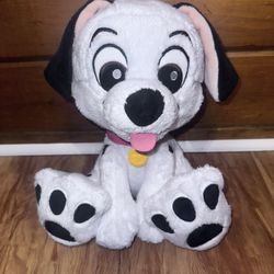 Disney Parks 101 Dalmatians LUCKY Dog 12" Big Feet Plush Stuffed Animal plushie