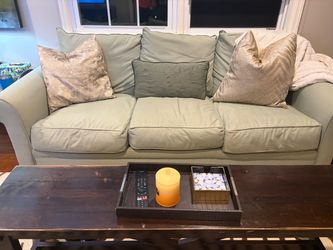 Couch and table