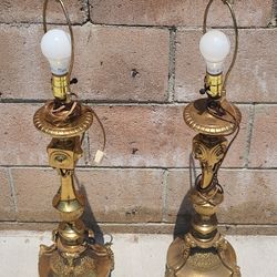 Bronze- lamps (Location In Description)