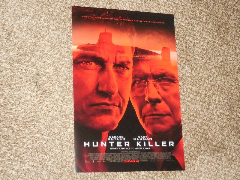 Hunter Killer 13.5x20 Inch Movie Poster