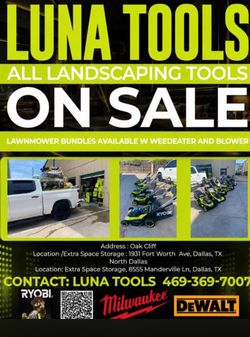 Ryobi landscaping tools Sale !!!