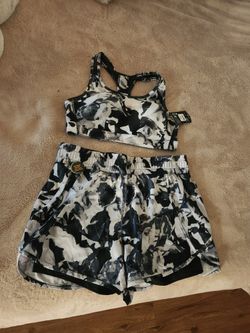 Shorts And Sports Bra Set