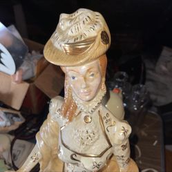 2 Vintage Victorian Statues