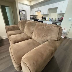 Tan  Couch. 
