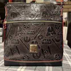 Dooney & Bourke Disney Star Wars embossed leather crossbody bag