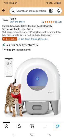 Smart cat litter boxes