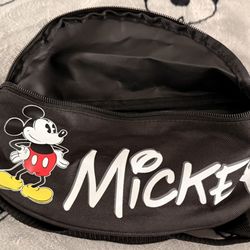 Disney Mickey Mouse Black Fanny Pack 