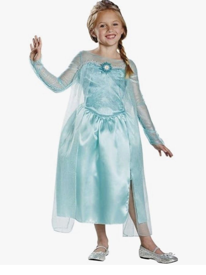 Elsa Snow Girls Costume