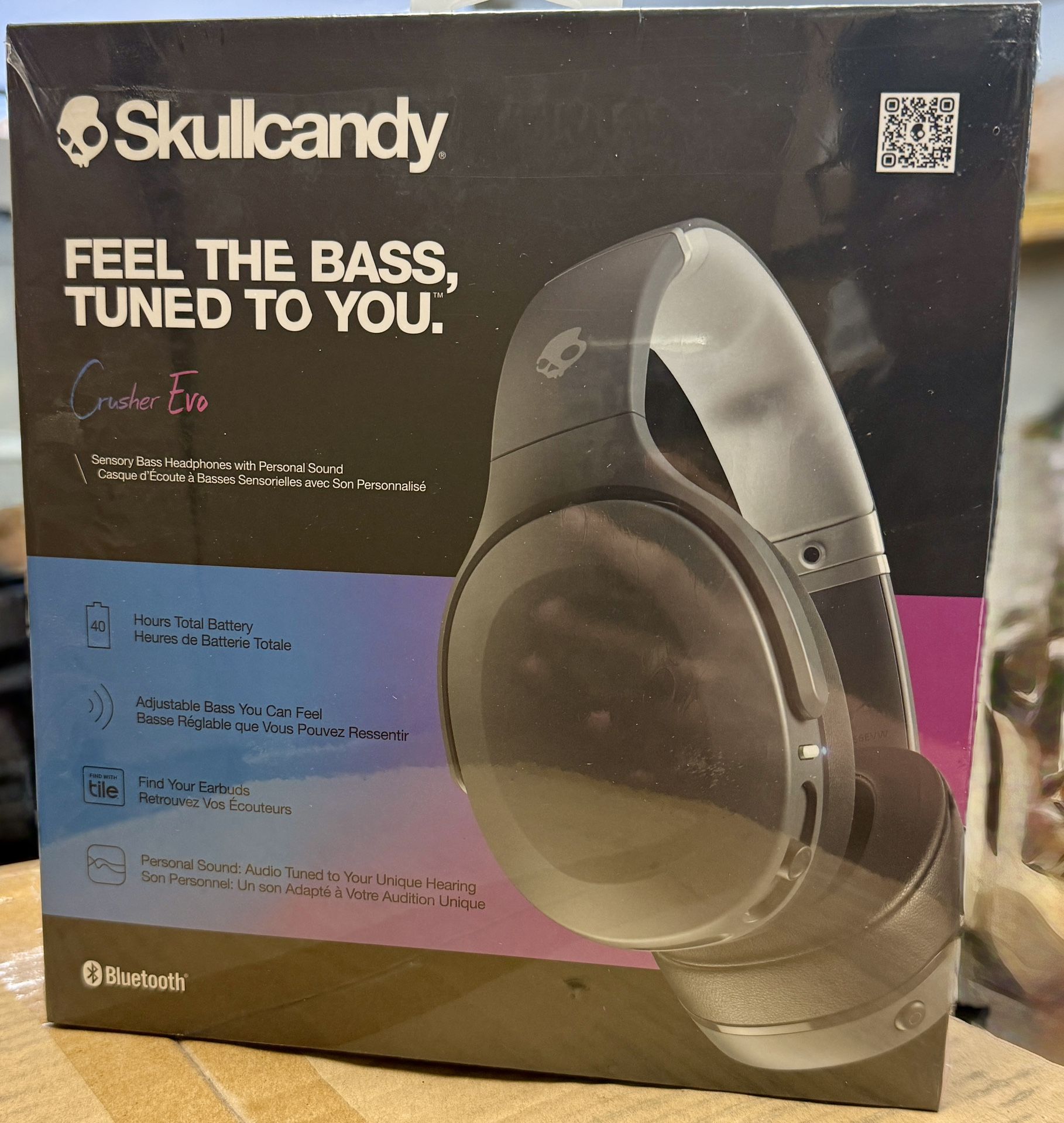 Skullcandy Crusher Evo Wireless Headphones (Brand New Sealed)
