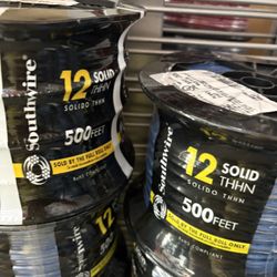 New Wire Cable #12 Solid 500ft