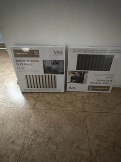 Acoustic wood Slat Panel