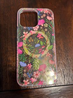 Clear Floral MagSafe iPhone Case