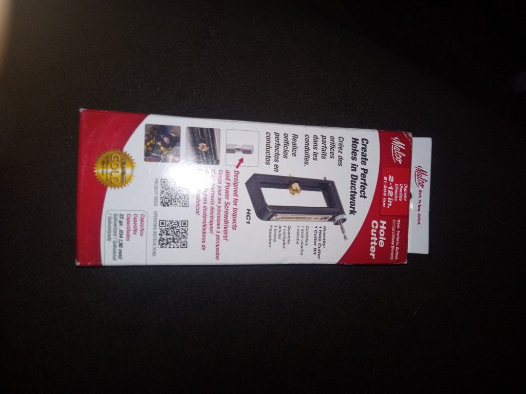 Malco 2-12 In.Hole Cutter