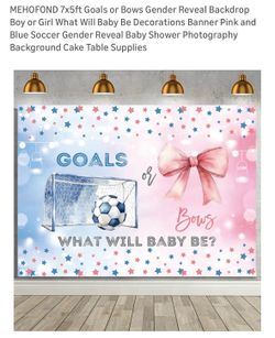 Soccer Gender Reveal package