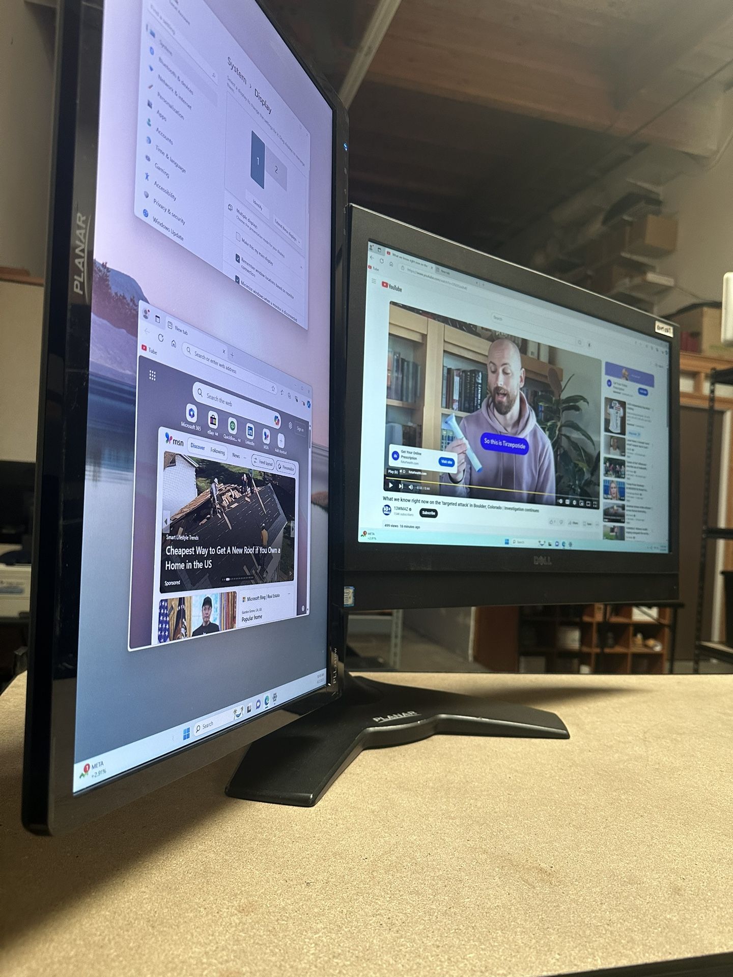 Dell Optiplex 7440 All-in-One - Dual 24" Screen