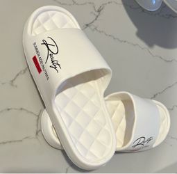 Brand New White Slide Sandals. Size 8- 8,5- 9- 9,5