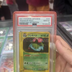 Venasaur E Reader Japanese Psa 10