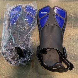 BPS Adult Swim Fins With Carry Bag Brand New
