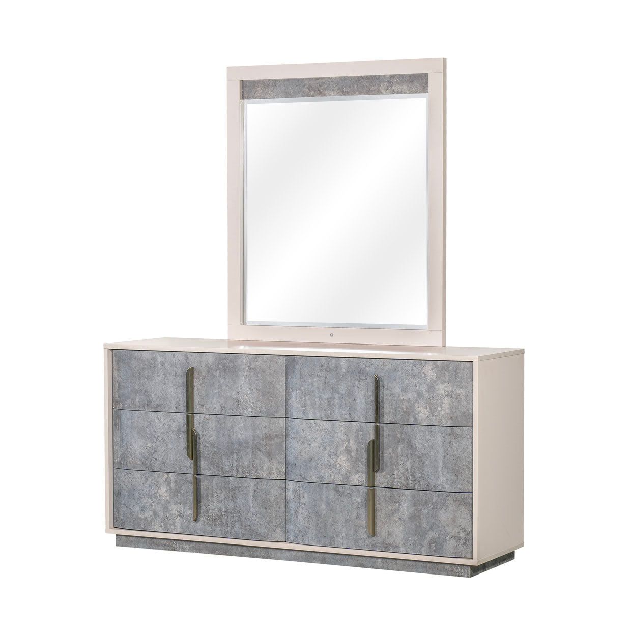 Pavira Stone Dresser with Mirror