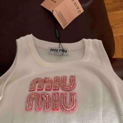 Miu Miu Women's multi Crop-top
