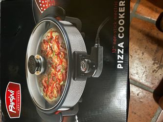 Parini 12" Non-Stick Electric Pizza Cooker