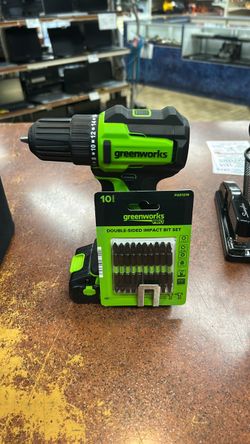 Greenworks Drill W/ Battery *NO CHARGER*