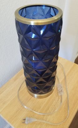Glass Table Top Lamp