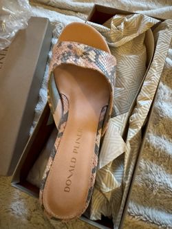Donald Pliner Pink Python Sandal