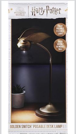 New - Harry Potter - Paladone Golden Snitch Posable Desk Lamp (Officially Licensed Harry Potter)