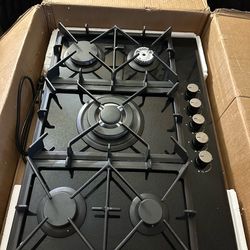 GASLAND 30 inch black gas cooktop 5 burner