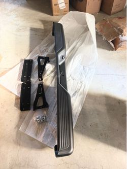 Black Rear Step Bumper Assembly w/o Sensor Hole Fit for Dodge Dakota 1(contact info removed), CH1103104 (contact info removed)6AC CH1166107