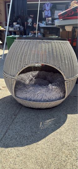The Refined Canine Pet Bed side table